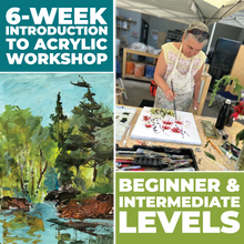 Load image into Gallery viewer, 6-week Introduction to Acrylic Workshop
