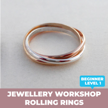 Load image into Gallery viewer, Jewellery: Rolling Rings Workshop