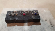 Load image into Gallery viewer, Jewellery: 2-week Gemstone Stacked Rings