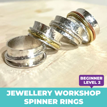 Load image into Gallery viewer, Jewellery: Spinner Ring Workshop - June 6, 2024
