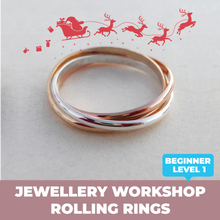 Load image into Gallery viewer, Jewellery: Rolling Rings Workshop