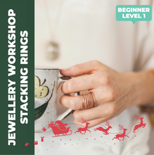 Load image into Gallery viewer, Jewellery: Stacked Rings Workshop
