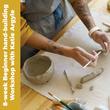 Load image into Gallery viewer, 8-Week Beginner Pottery Hand-building Workshop