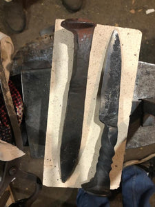 Blacksmithing: Forged Railroad Spike Knife - February 24 and 25, 2024