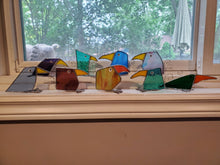 Load image into Gallery viewer, Scrappy Birds: A Stained Glass Workshop for Moms &amp; Kids
