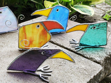 Load image into Gallery viewer, Scrappy Birds: A Stained Glass Workshop for Moms &amp; Kids
