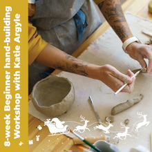 Load image into Gallery viewer, 8-Week Beginner Pottery Hand-building Workshop
