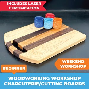 Woodworking Charcuterie/Cutting board Workshop - April 7, 14, 21 and 28, 2024