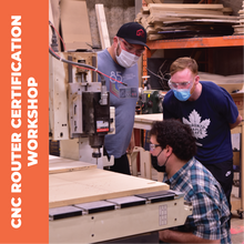 Load image into Gallery viewer, Introduction to CNC Router (Certification): From Design to Production - June 4, 11, and 18, 2024
