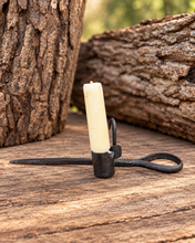 Load image into Gallery viewer, Blacksmithing: Hand-Forged Candle holder
