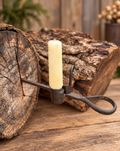 Load image into Gallery viewer, Blacksmithing: Hand-Forged Candle holder
