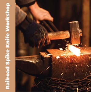 Blacksmithing: Forged Railroad Spike Knife - October 7 and 8, 2023