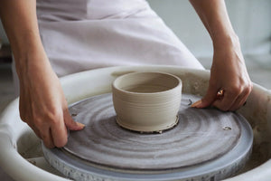 Pottery:  3-week Pottery Wheel Throwing (Level 1) - October 4, 11, and 18, 2023