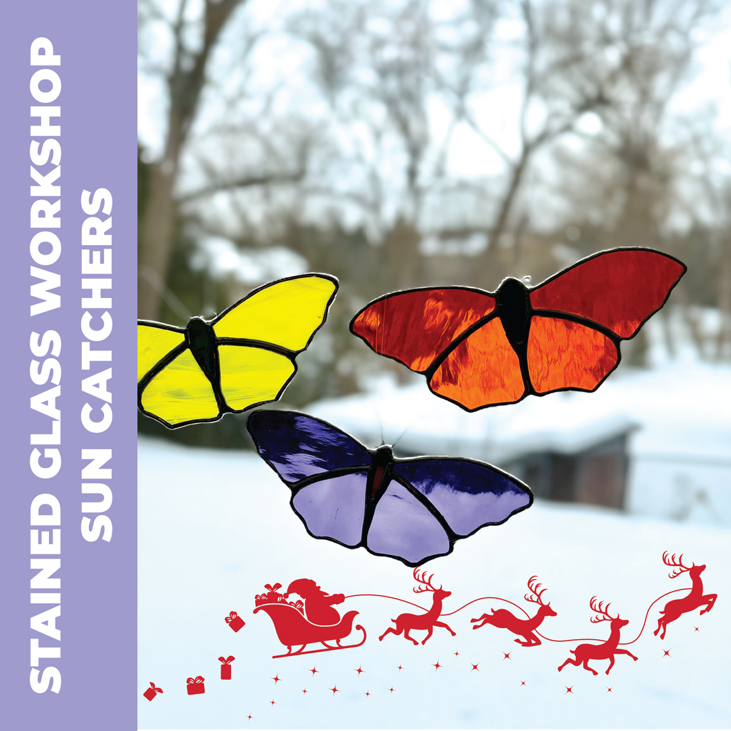 1-Day Beginner Stained Glass Sun Catcher Workshops